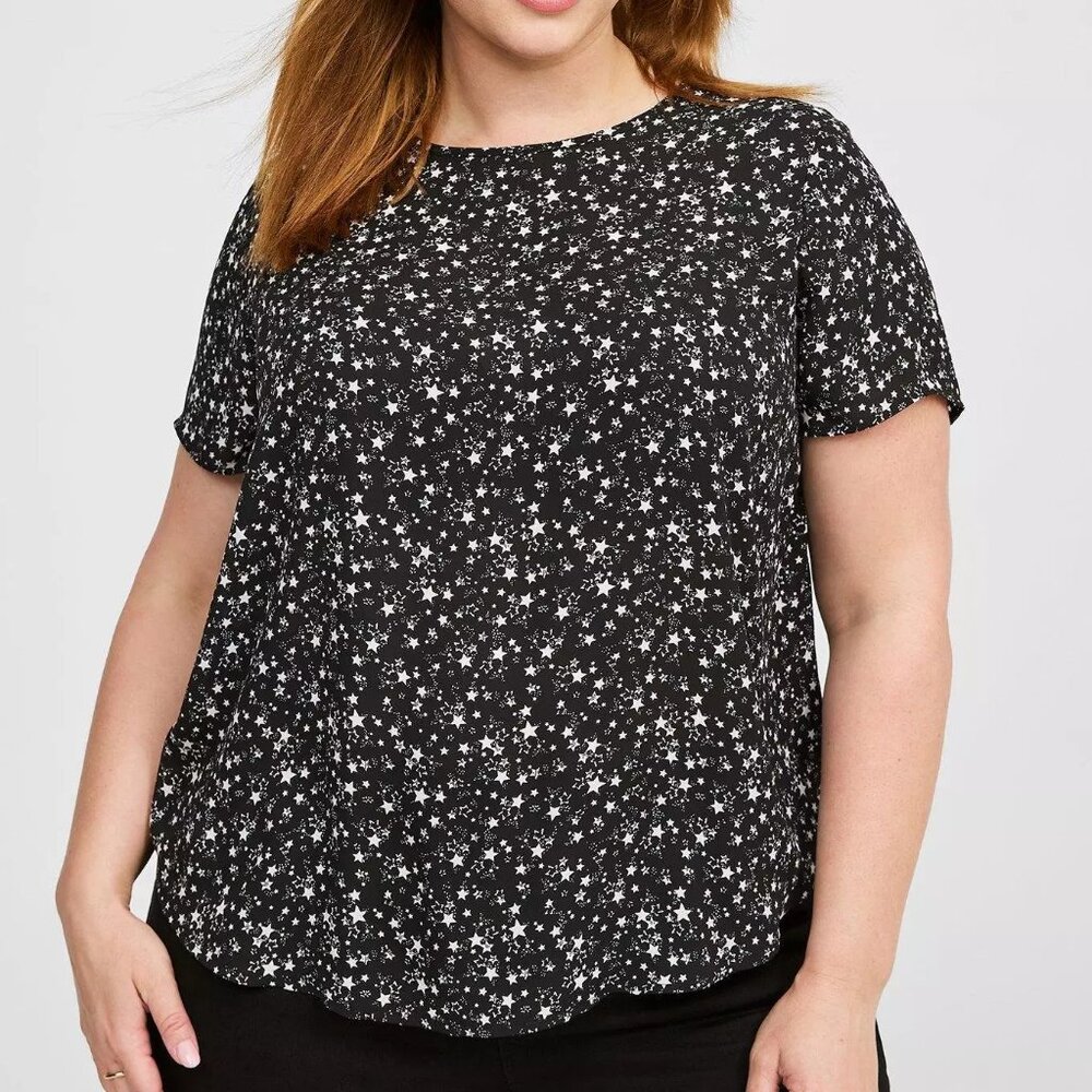 NWT Torrid Abbey Georgette Blouse